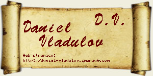Daniel Vladulov vizit kartica